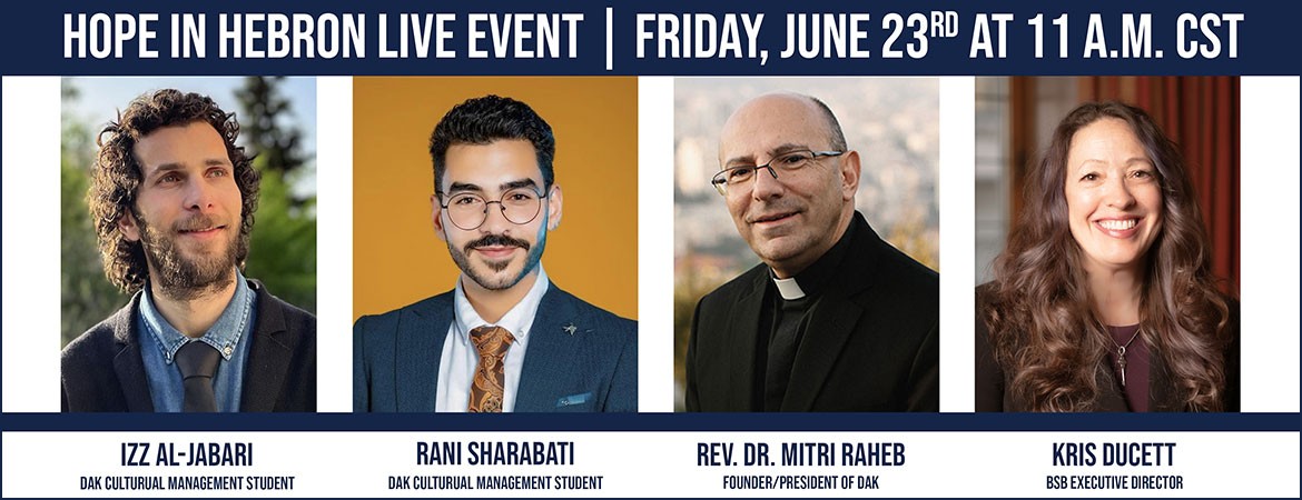 Hope in Hebron: Live Event